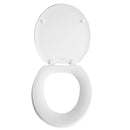 Sedile Wc Universale In Legno Pro-Seat Termoindurente Bianco - Tavoletta WC Dianhydro
