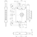 Serratura Metallo Applicare Ser Ne42 Dierre Atra