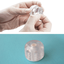 Set 4 Fermaporta Trasparente Paracolpi Blocca Porta Finestra Antiurto Tondo Gomma