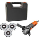 Smerigliatrice Angolare Beg210kac3 BLACK and DECKER - Volt 230 Watt 900 Mm 115 +Valigia +Accessori