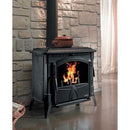 Stufa A Legna In Ghisa Modello Clara 13 Kw 11,9 Nera