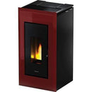 Stufa a Pellet Canalizzata Vega Airtight Freepoint 11 Kw ( Antracite, Bianca, Bordeaux )