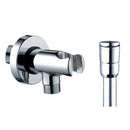 Supporto Doccia Con Arresto Acqua + Flessibile Ottone Bossini