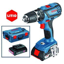 Trapano Bosch Gsb 18-2 Li - 2 batterie + L-Box Valigetta
