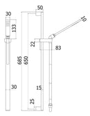 Saliscendi Completo Modello Level Paffoni
